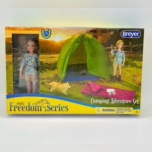 Breyer Freedom Series Camping Adventure Set Riley #62049 – 1:12 Scale Retired